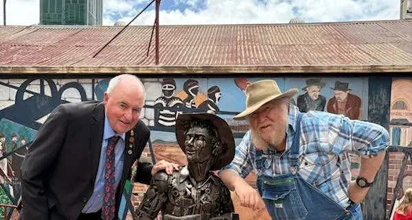 Artwork unveiled at Remembrance Day service