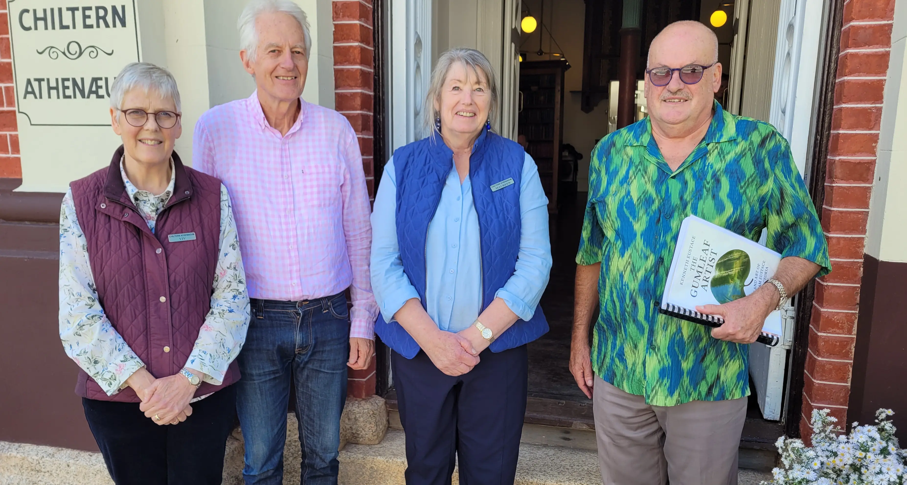 Descendants of a local pioneer bush artist drawn to Athenaeum opening