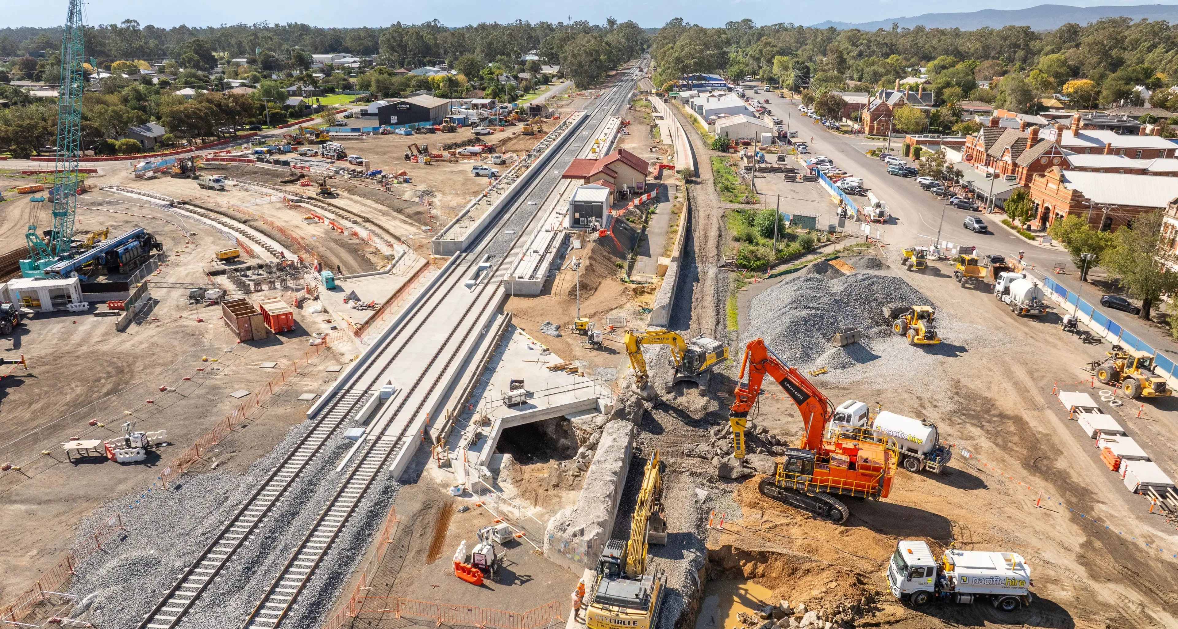 Trains off track as Inland Rail works continue
