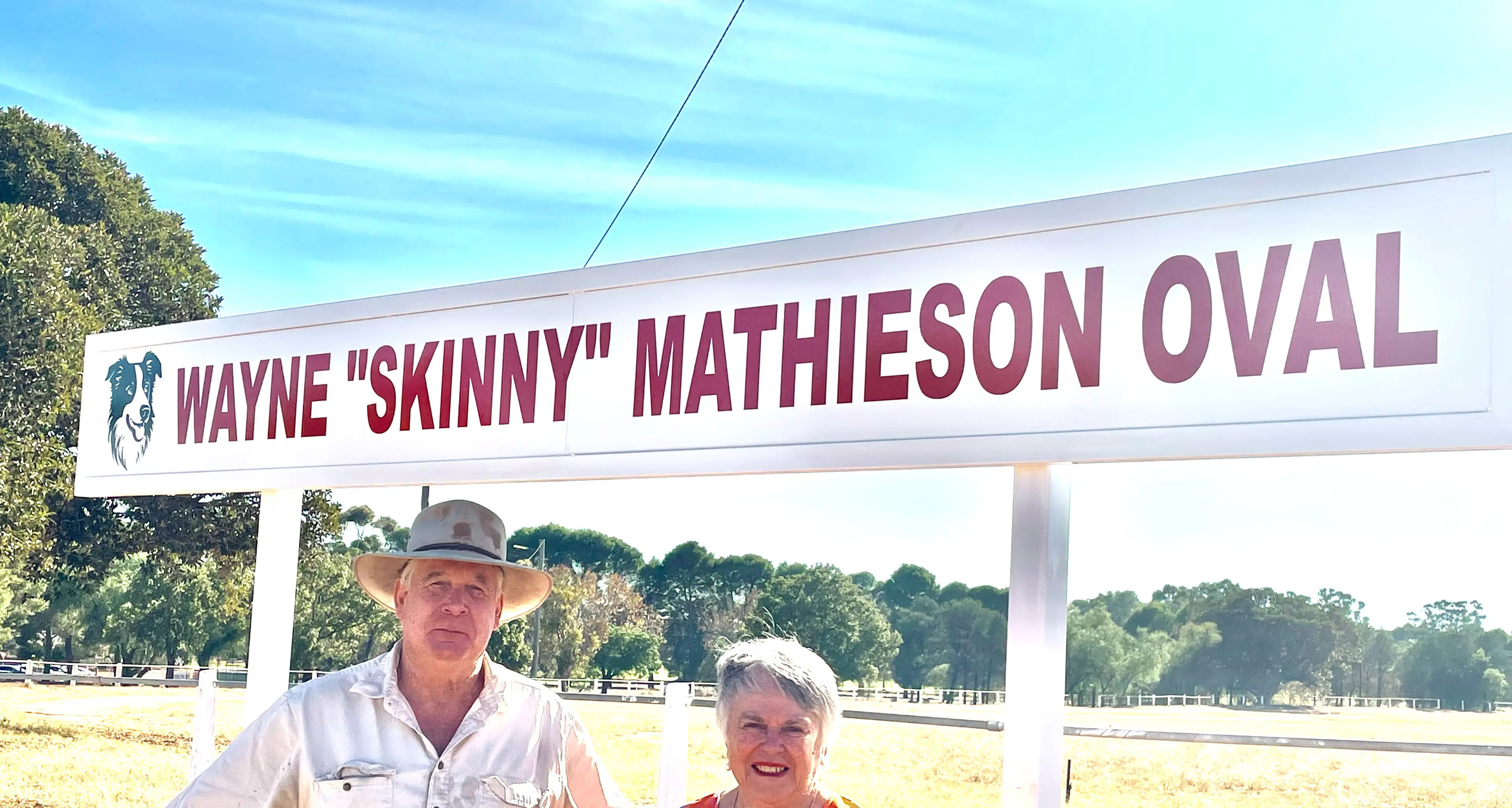 Tribute sign honours dedicated community contributor at Narrandera Showground