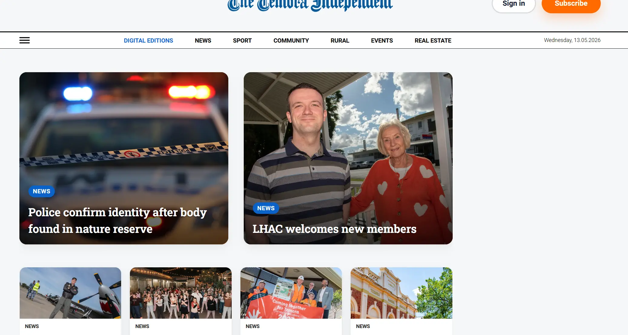 Read the news your way at new website