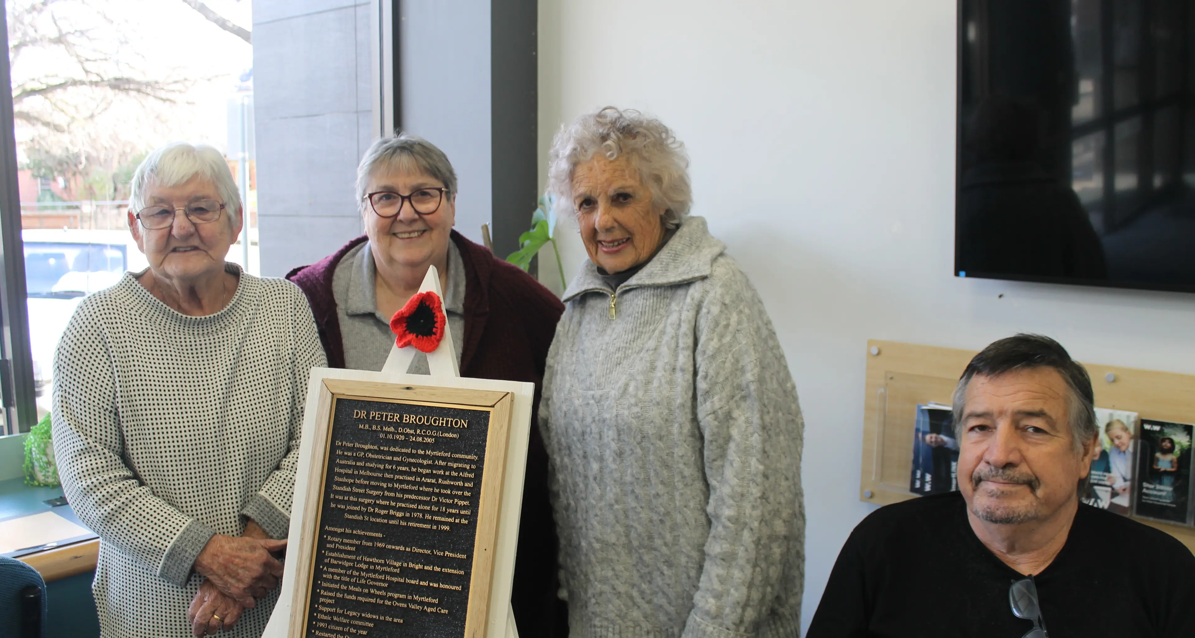 Beloved Dr Broughton to be immortalised in bronze