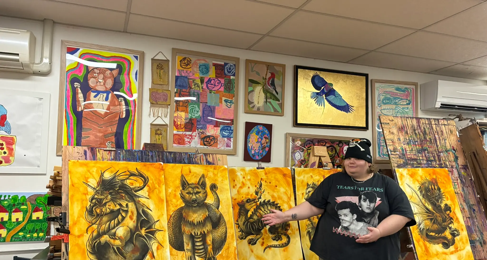 Bianca breathes life into dragon artworks