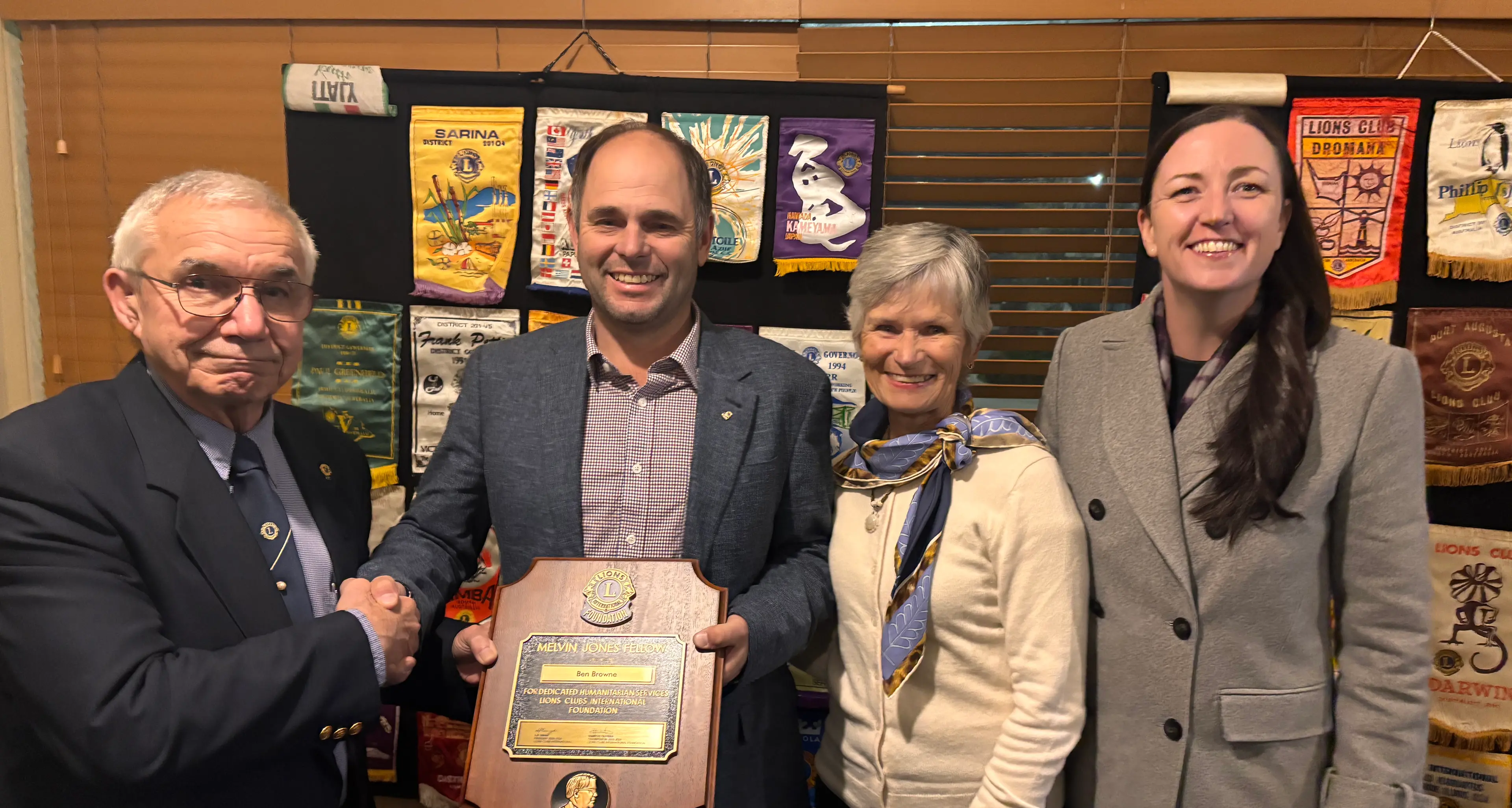 Local Lion lauded at annual Changeover Dinner