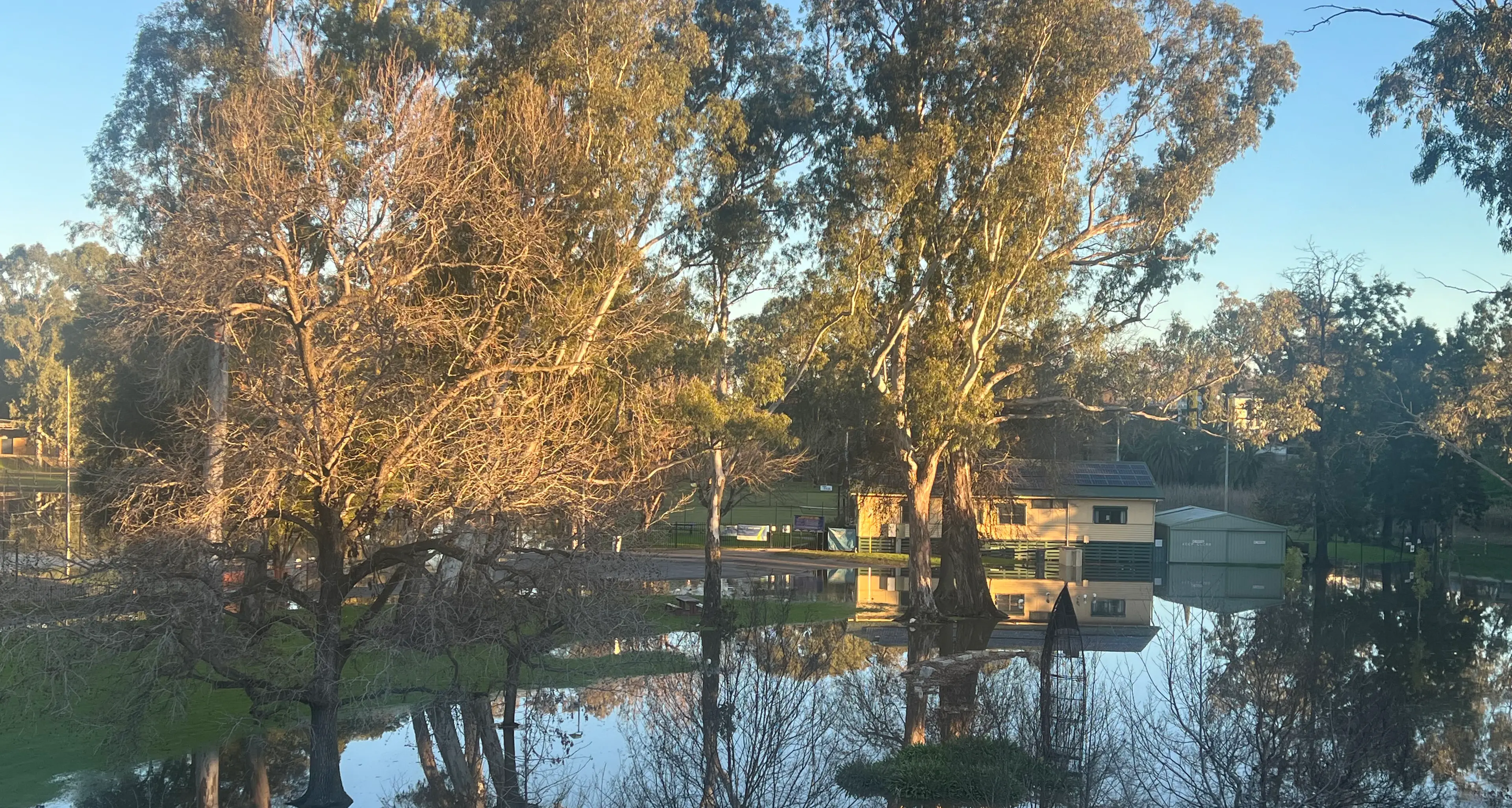 Equipment failure causes park flooding