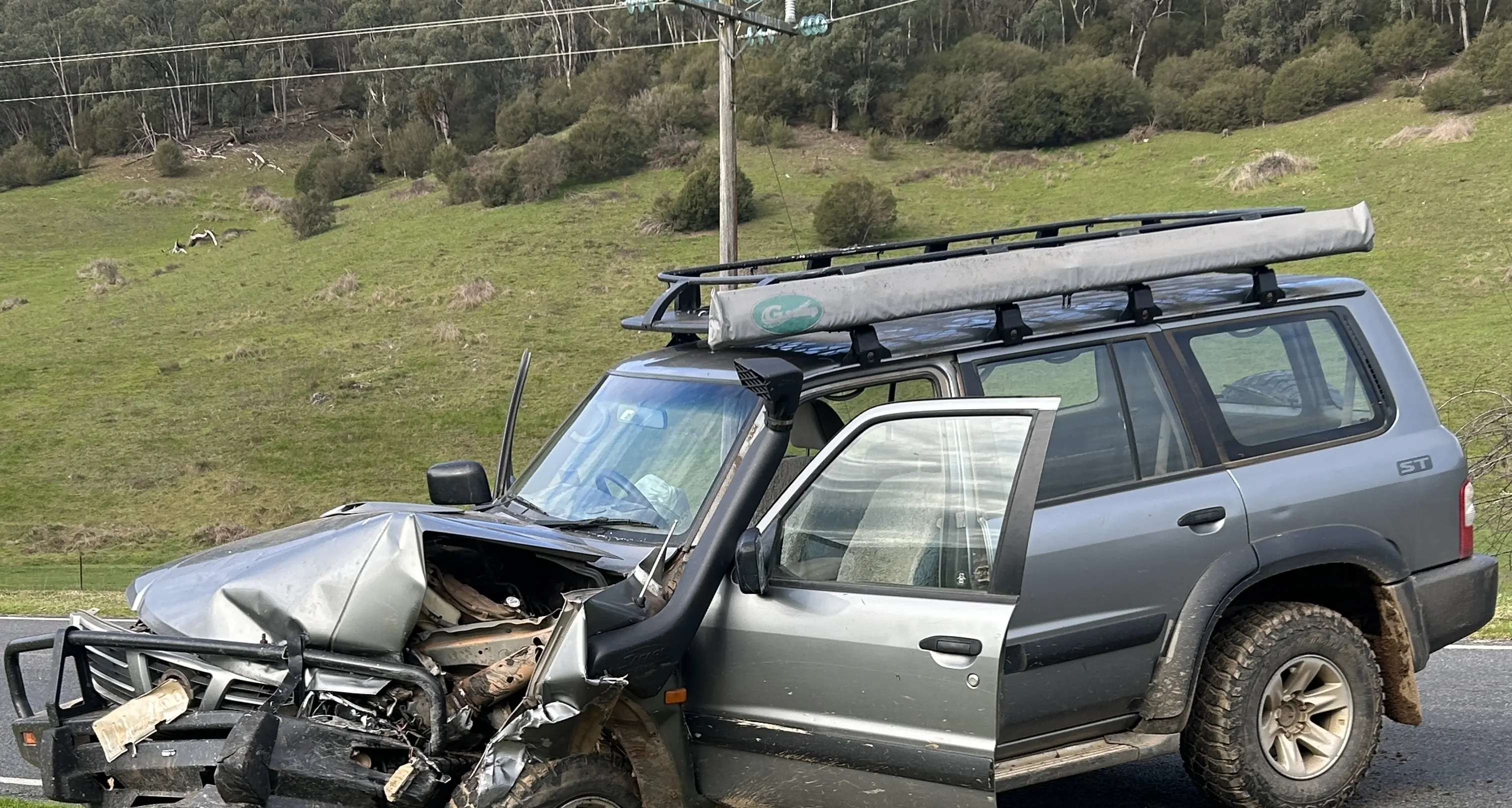 Head-on collision on Buffalo River Road