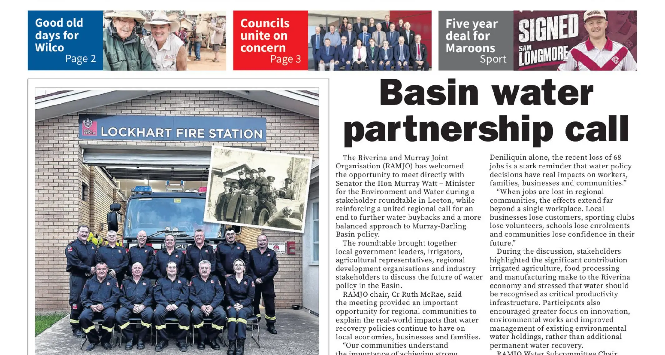 Narrandera Argus, Thursday, 15 October, 2026